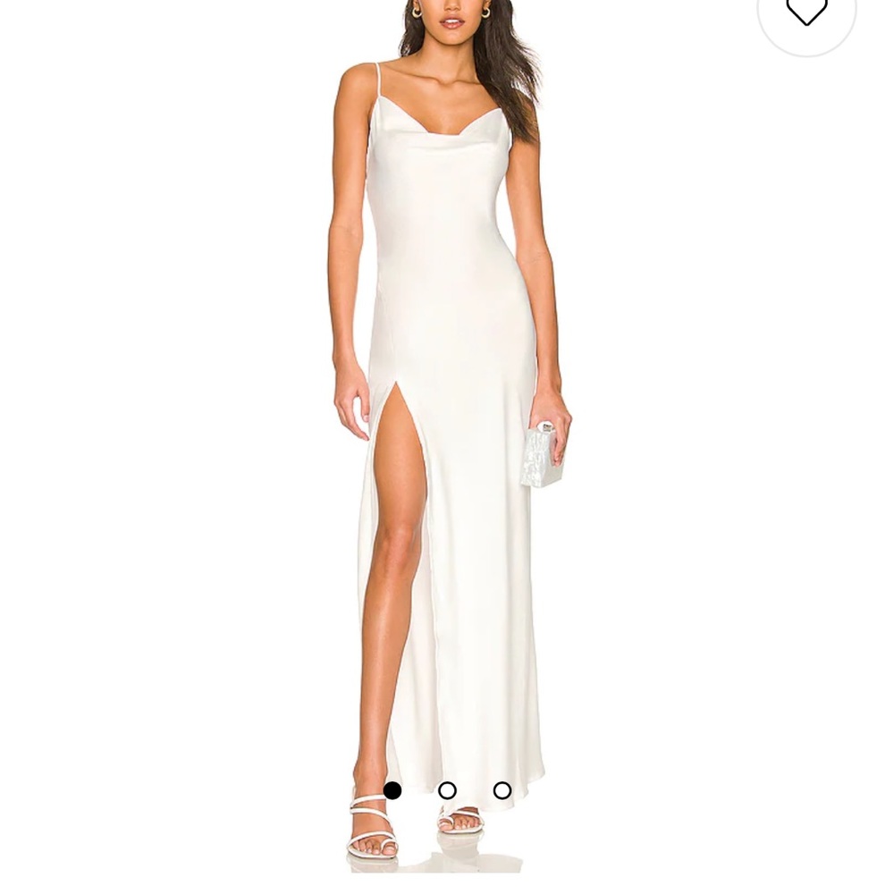 River Dress in White Sz L